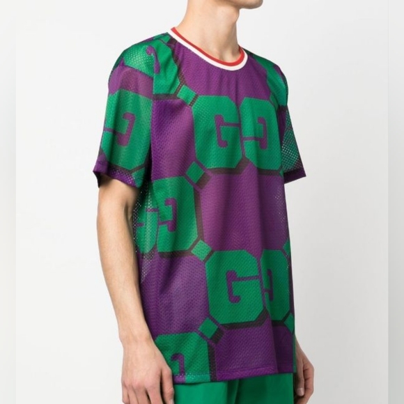 Gucci GG-print short-sleeved T-shirt BRAND NEW WITH TAG - Picture 3 of 5
